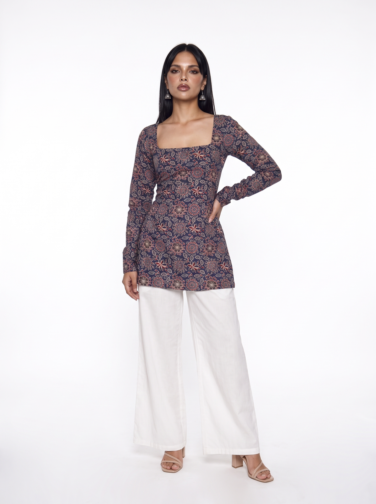 Mehvish Full Sleeved Corset Back Kurti