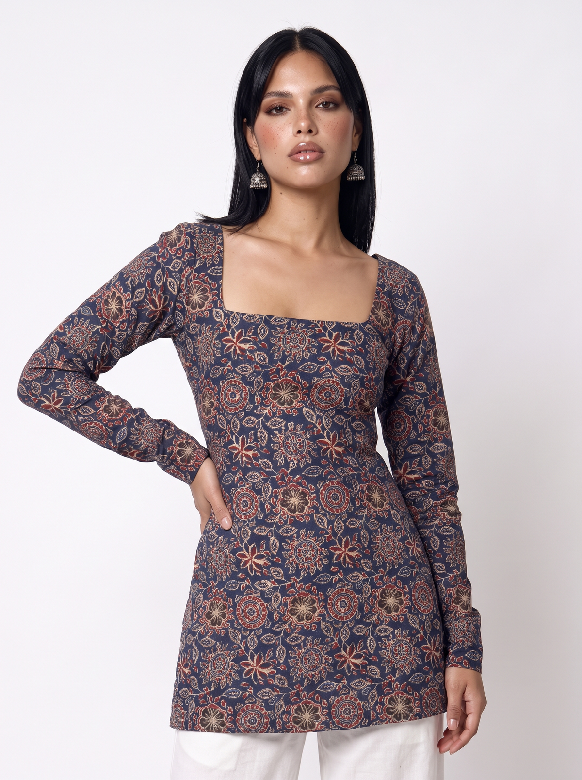 Mehvish Full Sleeved Corset Back Kurti