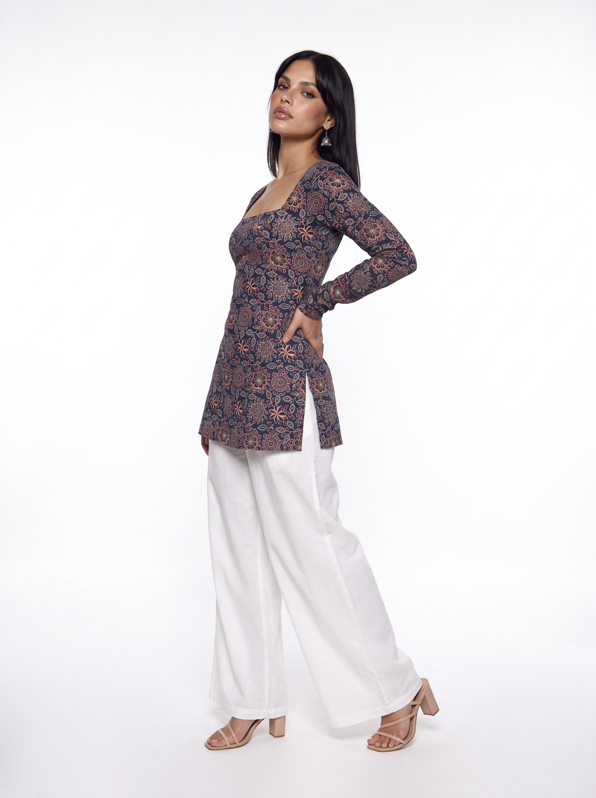 Mehvish Full Sleeved Corset Back Kurti
