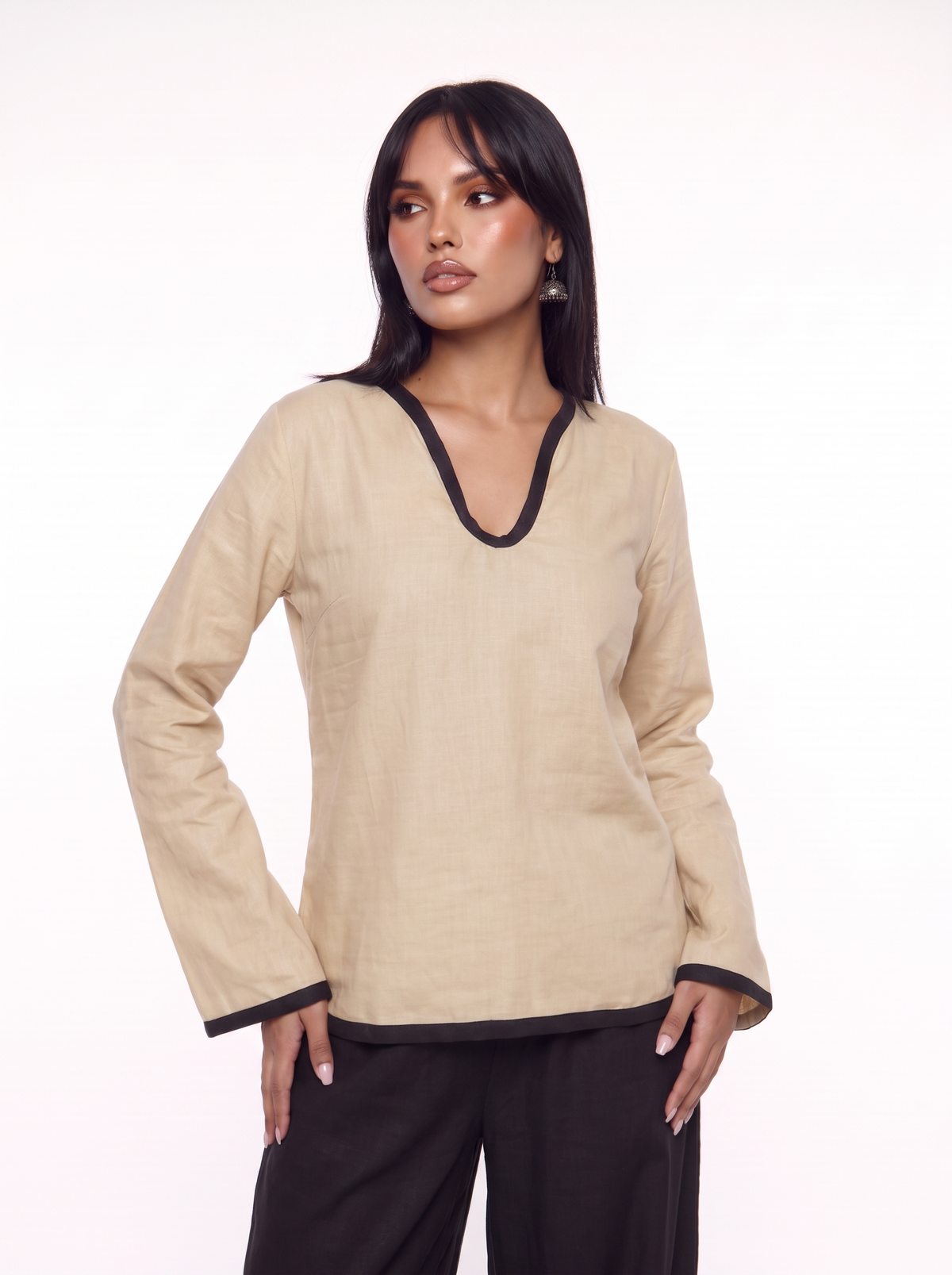 Dune Linen Kurta