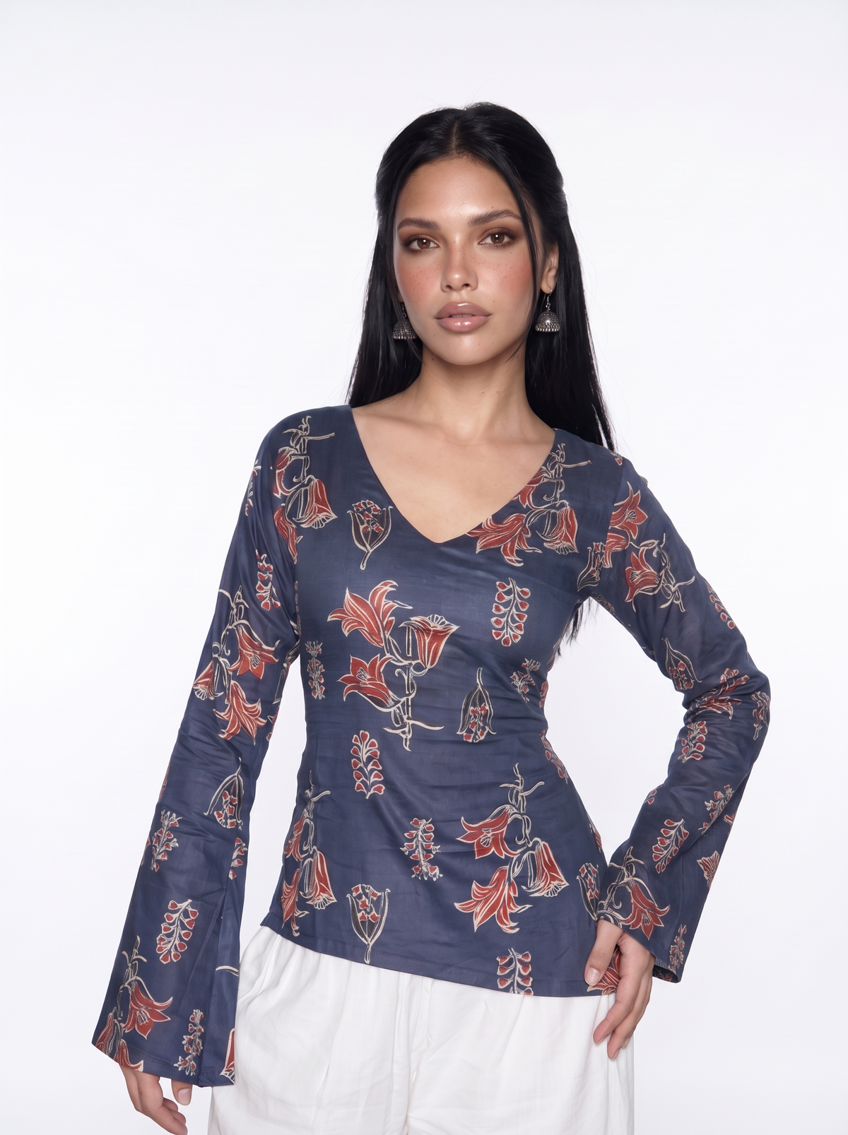 Sia Side Bend Corset Kurti
