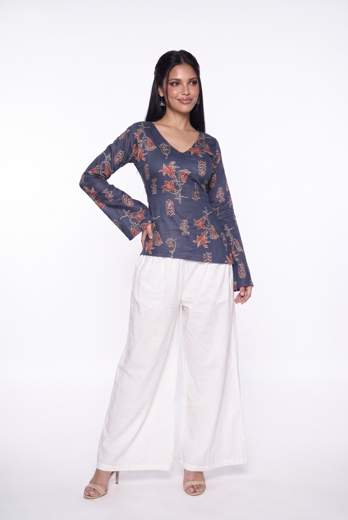 Sia Side Bend Corset Kurti