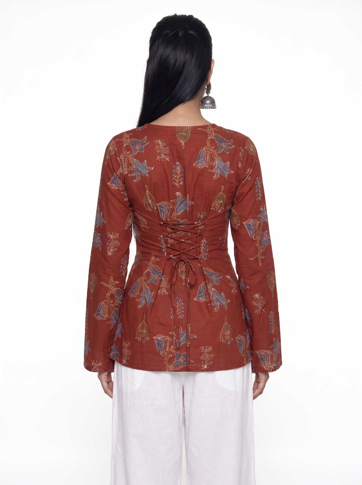 Sasha Bell Sleeve Corset Kurti