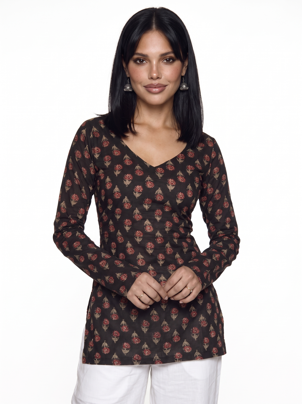 Nandni Full Sleeve Corset Kurti