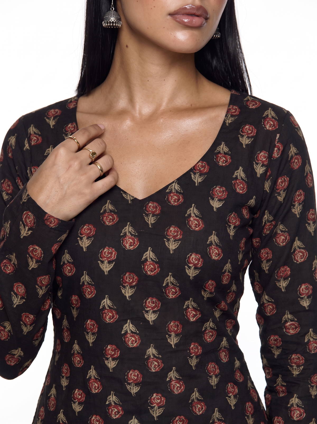 Nandni Full Sleeve Corset Kurti