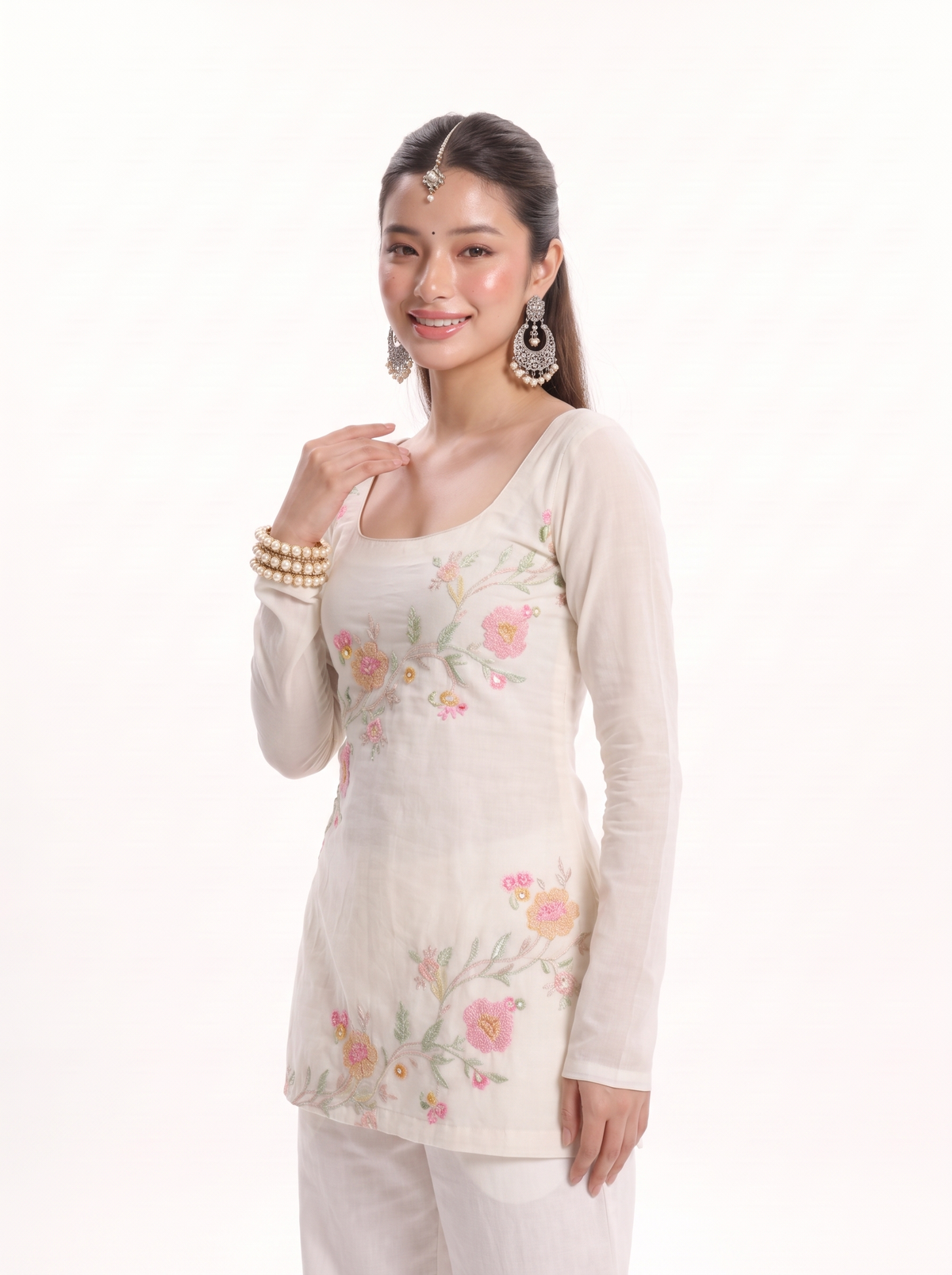 Esha Deep Back Kurti
