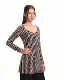 Saanvi Full Sleeve Corset Kurti