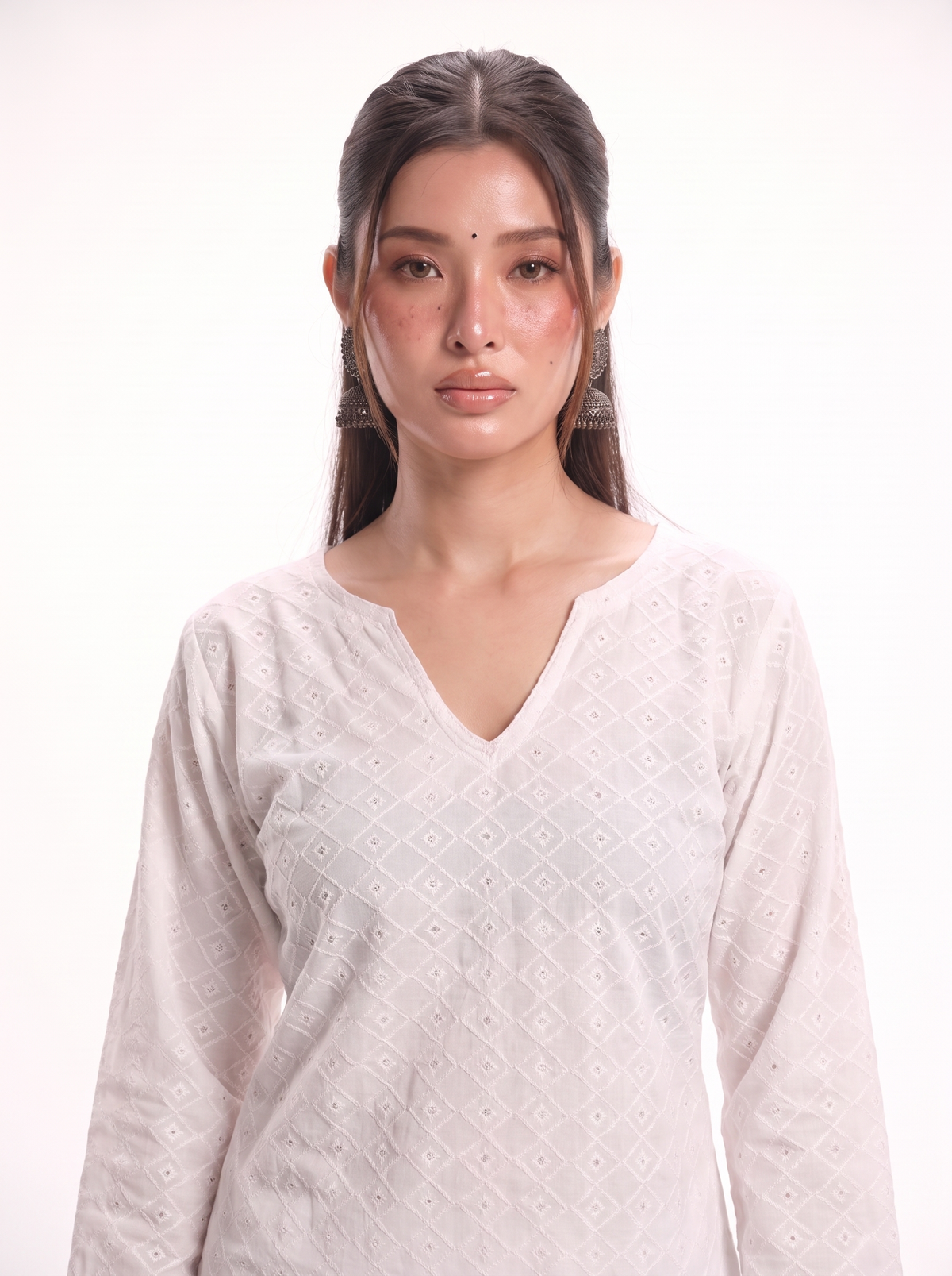 Raahat Chikan Oversize Kurta