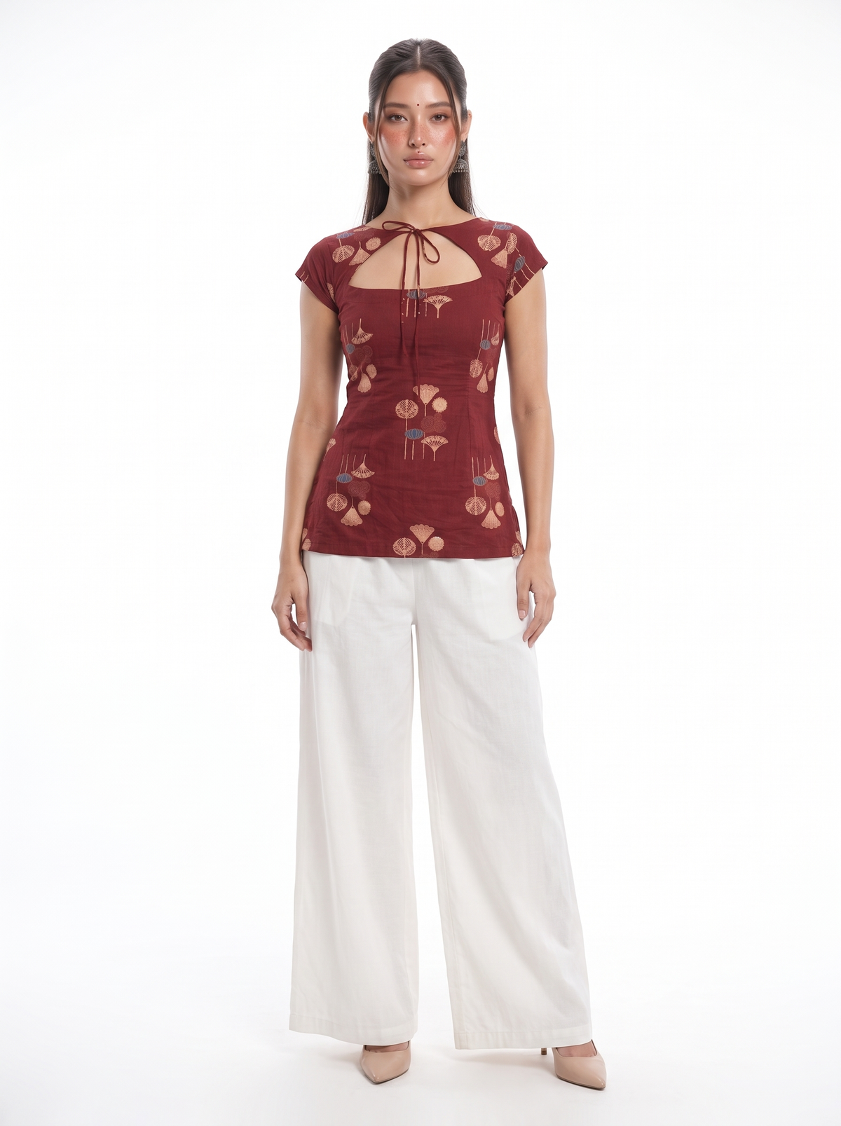 Dilruba Front Tie Corset Kurti