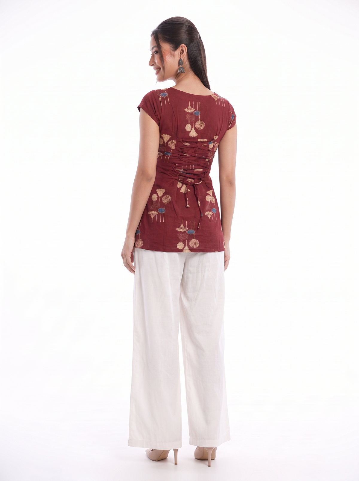 Dilruba Front Tie Corset Kurti