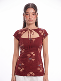Dilruba Front Tie Corset Kurti