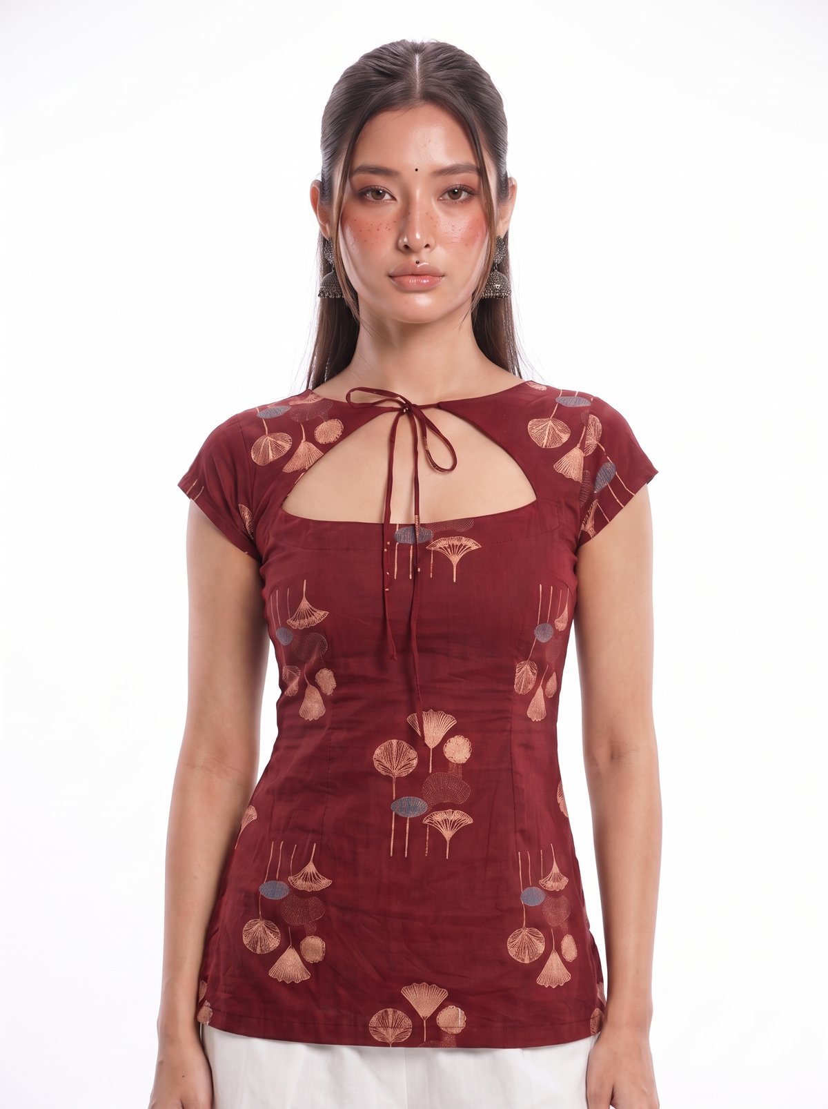 Dilruba Front Tie Corset Kurti